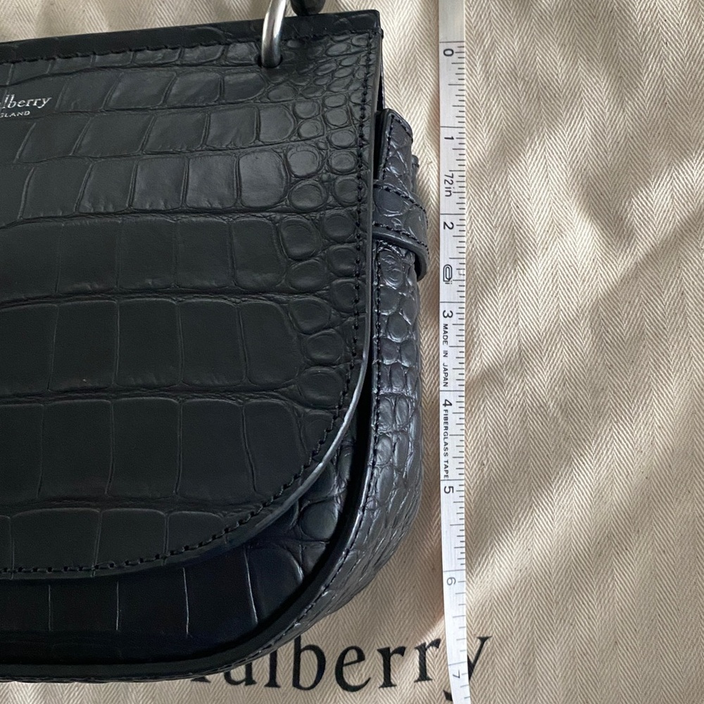 Mulberry Amberly Satchel Croc Embossed Limited Edition - Picture 8 of 11